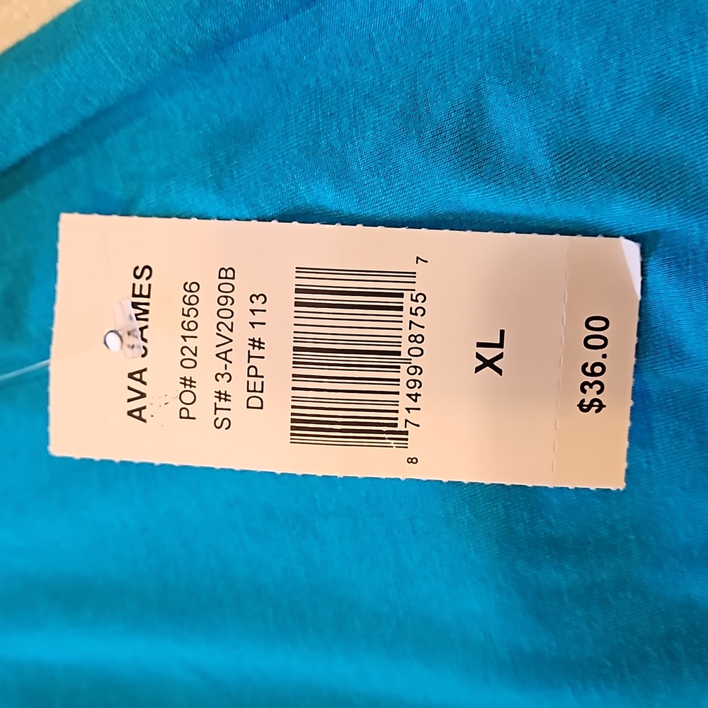 NWT - Teal Ava James Blouse - Picture 11 of 12